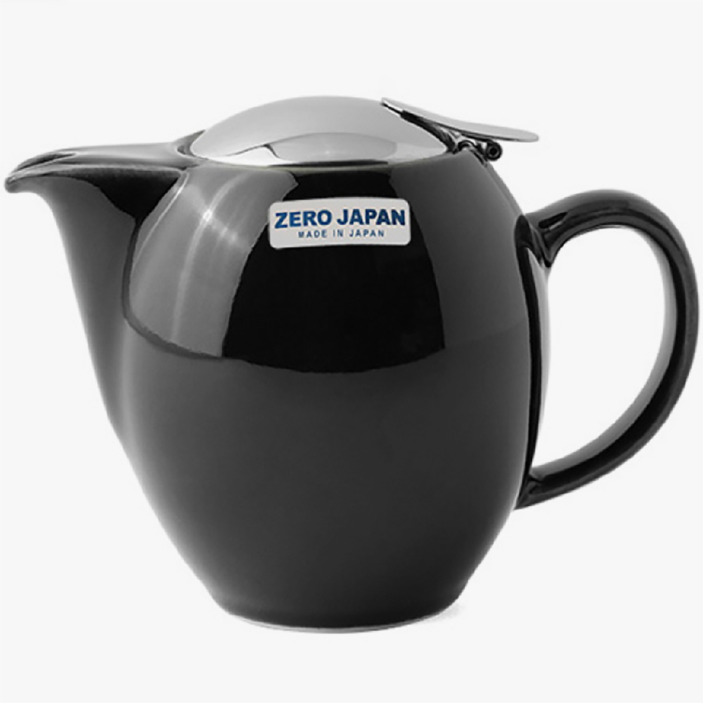 제로재팬 도자기 티포트 블랙 580ml