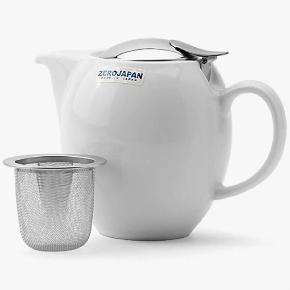 제로재팬 도자기 티포트 화이트 580ml