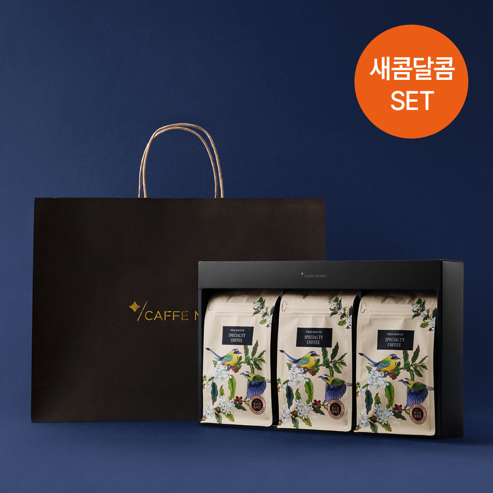 [추석선물대전~9/23] 갓볶은 커피 새콤달콤 커피 3종 선물세트(100g/200g)