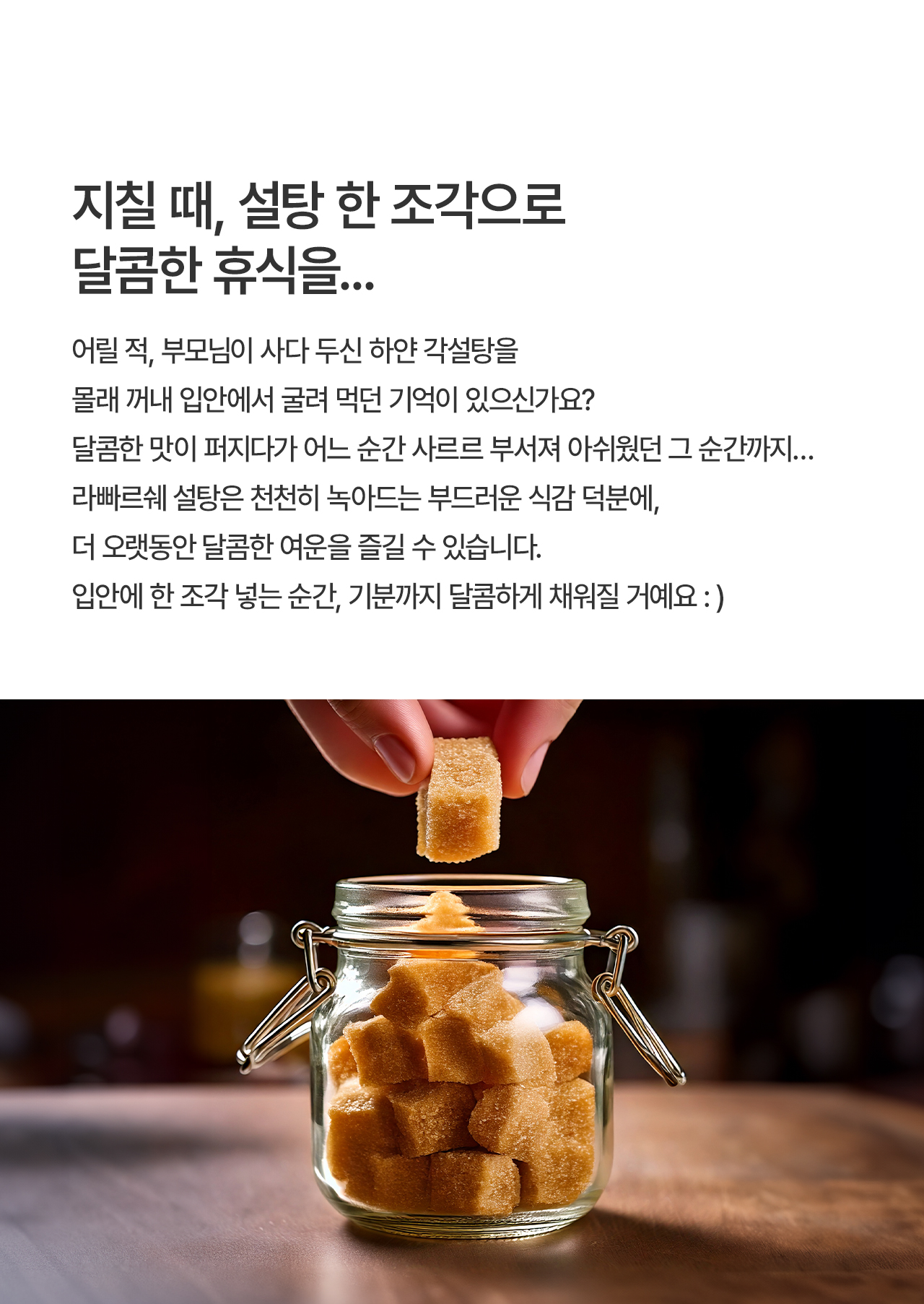 카페뮤제오 라빠르쉐 비정제 각설탕 750g 브라운