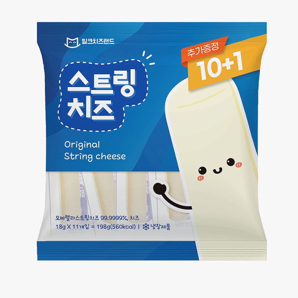 [업체직배송]밀크치즈랜드 스트링치즈 18G X 11EA