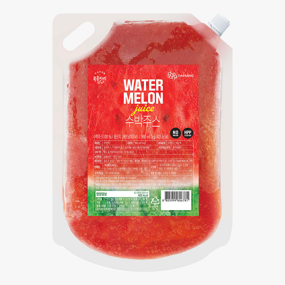 대상 냉동 수박주스 1kg x4 (수량선택 가능)
