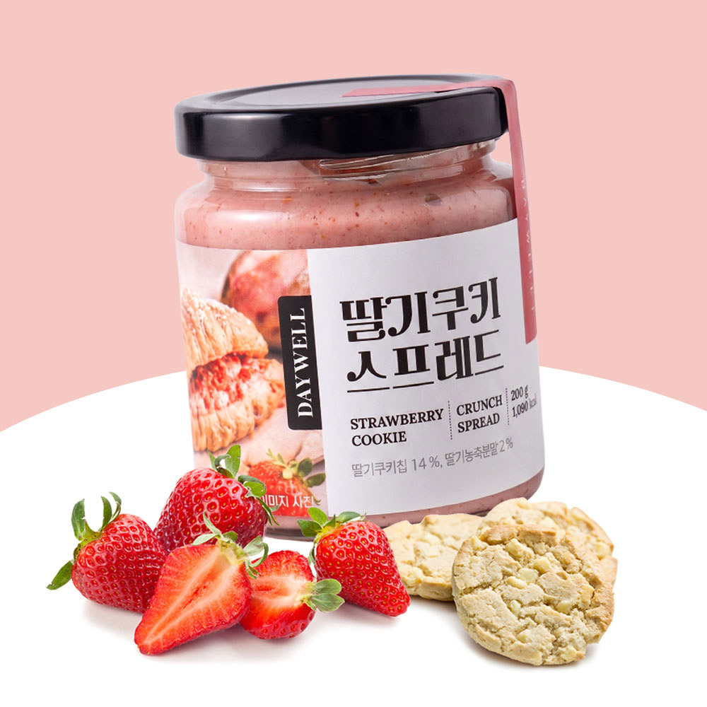 데이웰 딸기쿠키 스프레드 200g