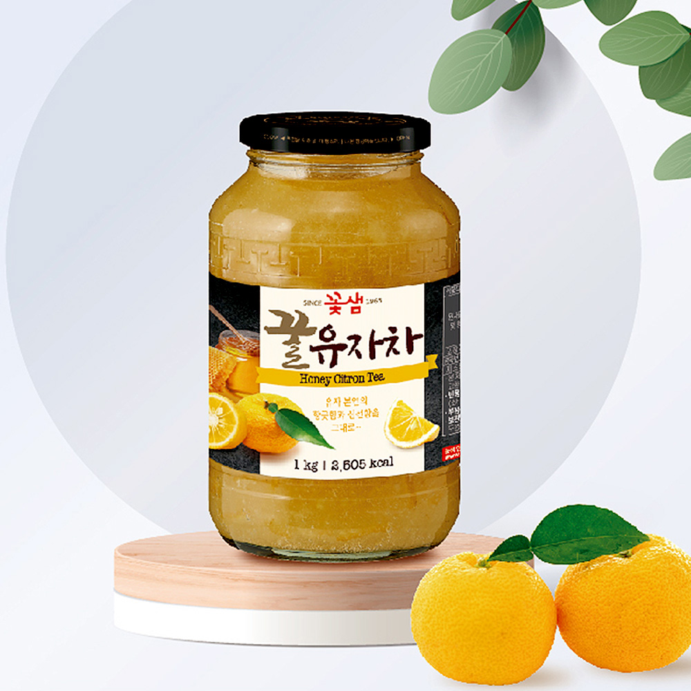 카페뮤제오 꽃샘 꿀유자차 1kg